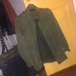 Army green jacket